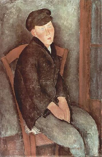 Amedeo Modigliani Sitzender Knabe mit Hut Germany oil painting art